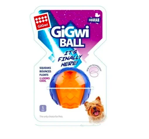 GIGWI PELOTA SQUEAKER S 1 PIEZA - Image 2