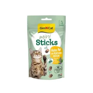 GimCat Mini Sticks Pollo con hierba gatera (50 g)