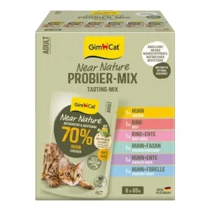 GimCat Near Nature 6 x 85 g - Pack de prueba Pack mixto (6 variedades)