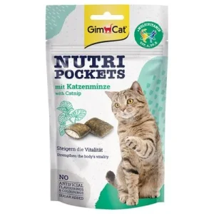 GimCat Nutri Pockets Menta para gatos 60 g