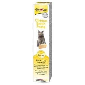 GimCat pasta de queso con biotina para gatos 50 g