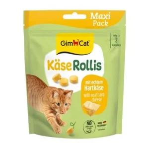 GimCat Rollis snacks de queso para gatos 140 g