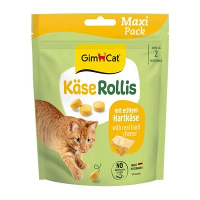 GimCat Rollis snacks de queso para gatos 140 g