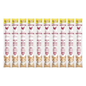 GimCat Sticks barritas para gatos Ave (10 unidades)