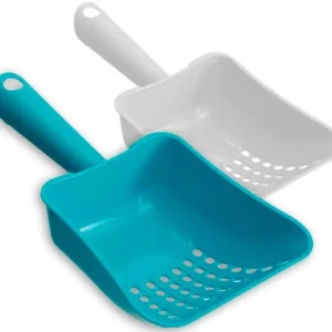 GLORIA Mypet Rotho PRO Pala para arena Gatos 480 gr. (Azul | Blanco)