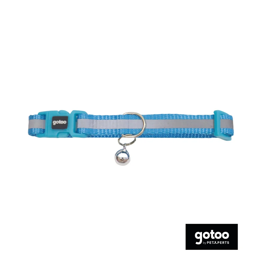 Gotoo Collar reflectante azul para gatos - Image 2