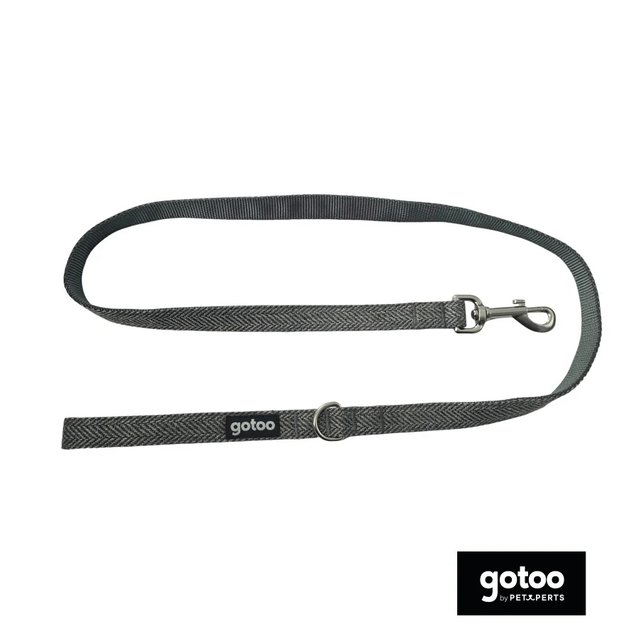 Gotoo Correa espiga gris para perros - Image 2