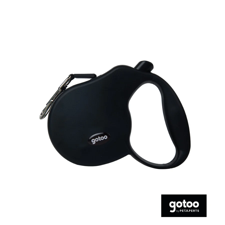 Gotoo Correa extensible negra para perros - Image 2