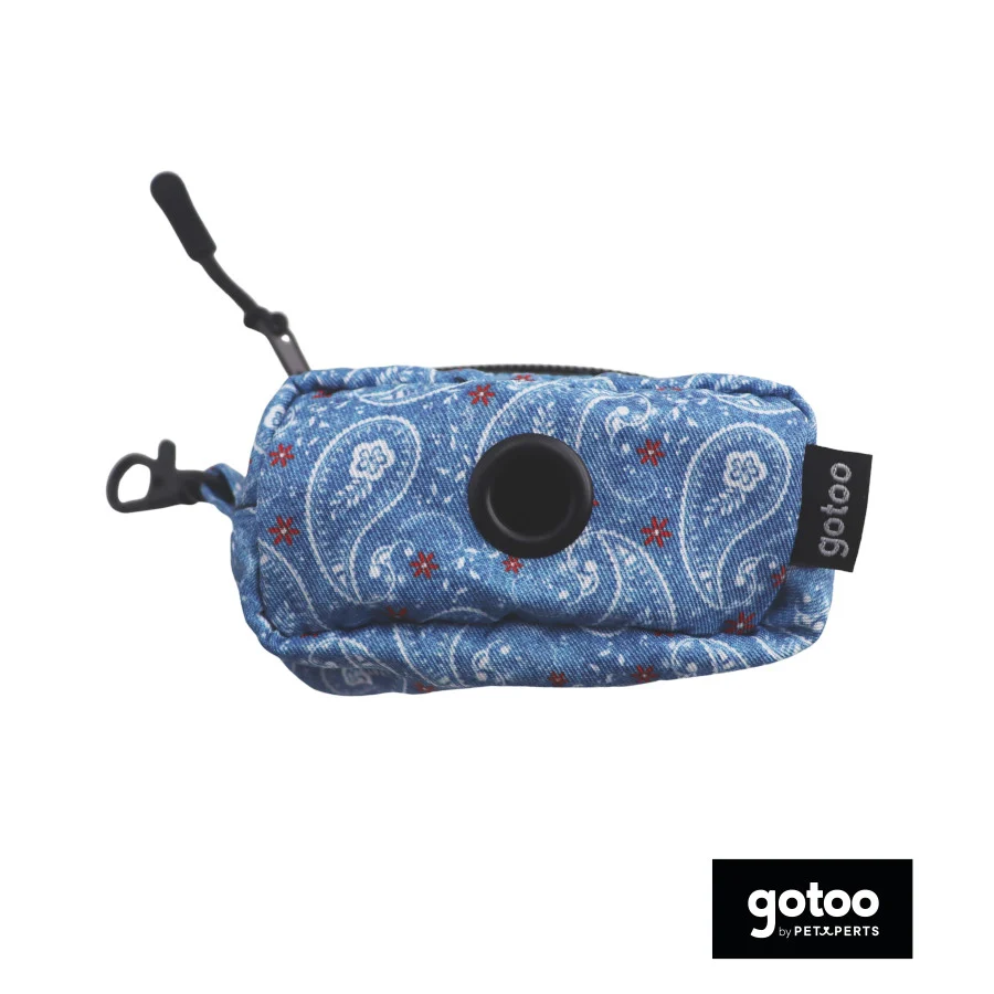 Gotoo Porta bolsas estampado azul para perros - Image 2