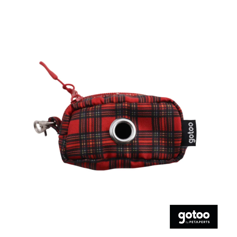Gotoo Porta bolsas estampado rojo para perros - Image 2
