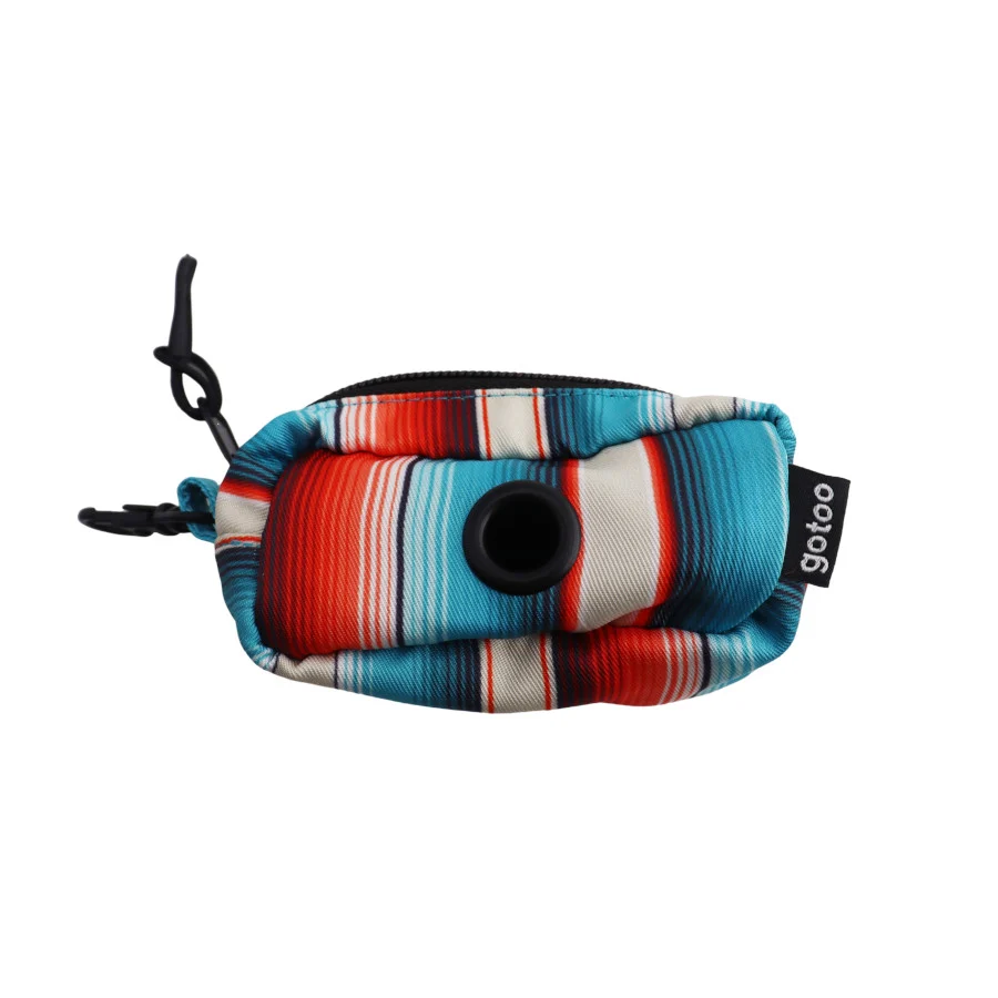 Gotoo Porta bolsas rayas multicolor para perro