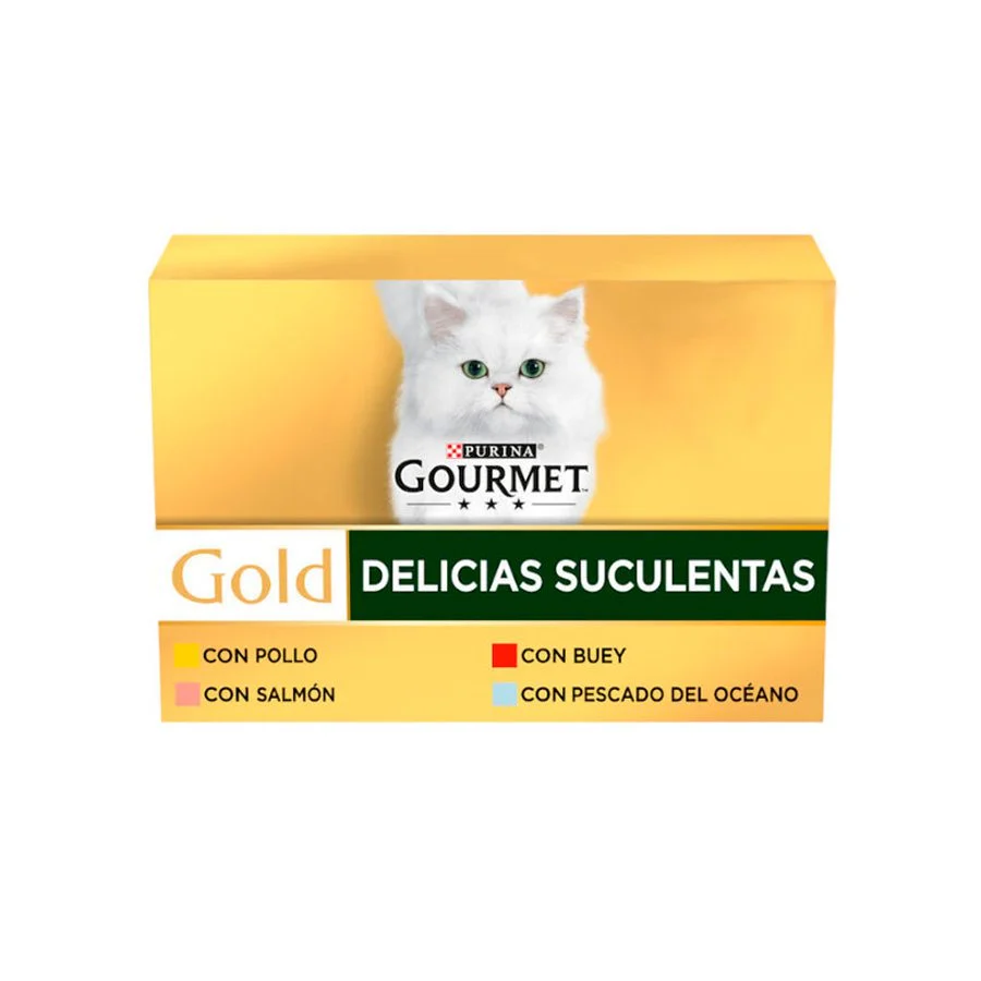 Gourmet Gold Delicias Suculentas pack 12x85g