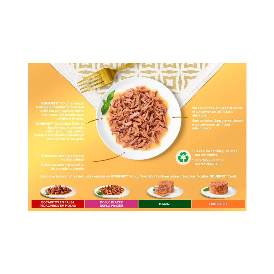 Gourmet Gold Delicias Suculentas pack 12x85g - Image 2