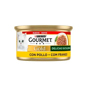 Gourmet Gold Delicias Suculentas Pollo en Salsa lata para gatos