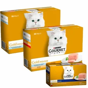 Gourmet Gold Pack Mousse | 24 Ud ,12Ud y 4Ud | Varios sabores