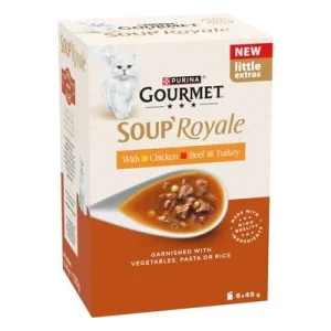 Gourmet Soup Royale 6 x 45 g Selección de carne (3 variedades)