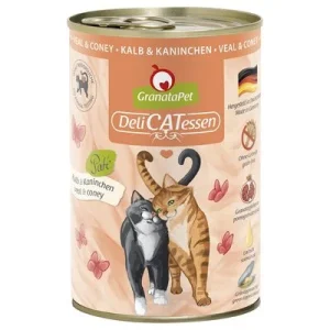 GranataPet DeliCatessen 6 x 400 g Ternera y conejo