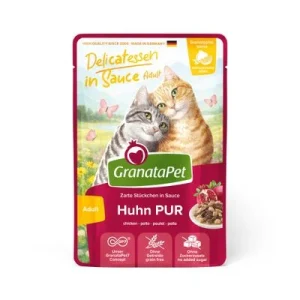 GranataPet Delicatessen en salsa 12 x 100 g Pollo puro