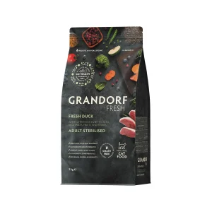 Grandorf Fresh Sterilised Adult - Pato - Pienso para Gatos