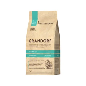 Grandorf Indoor Adult - 4 Meat - Pienso para gatos