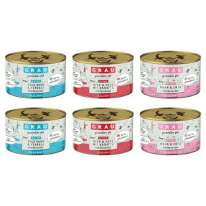 GRAU Kitten - Pack Mixto 6 x 200 g (3 variedades)