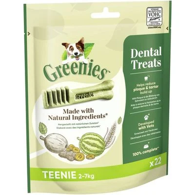 Greenies snacks dentales para perros 170 g / 340 g - Pack Ahorro Teenie 3 x 170 g (66 uds.)