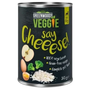 Greenwoods Veggie Queso fresco granulado con huevo, manzana y brócoli