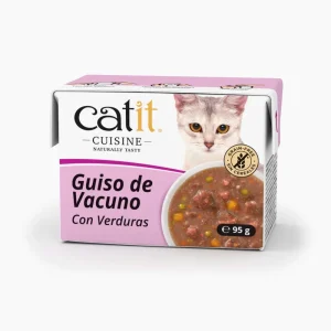 Guiso para Gatos Catit Cuisine Vacuno con Vegetales