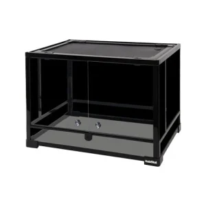 HabiStat Terrario de Cristal Negro
