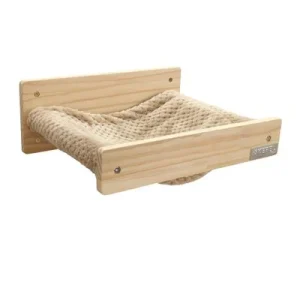 Hamaca de pared Kerbl Pet Madera topo