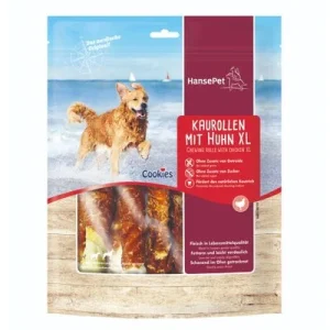 Hansepet Cookies palitos XL con pechuga de pollo para perros 450 g