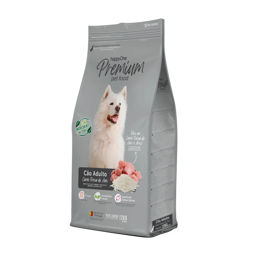 happyOne Premium Adult Carne Fresca de Aves pienso para perros