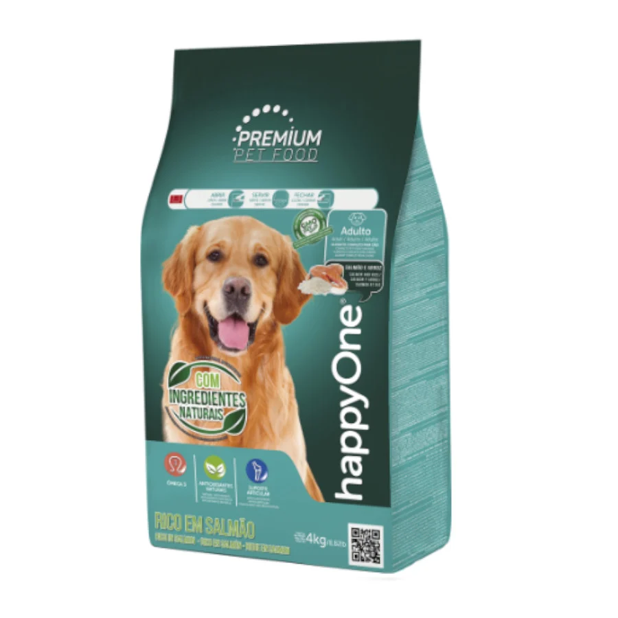happyOne Premium Adult Salmón y Arroz pienso para perros