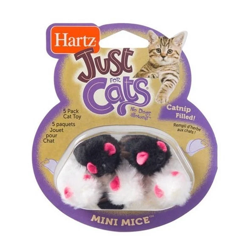 HARTZ JFC MINI MICE 5 PK CAT TOY
