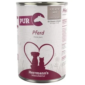 Herrmanns Bio Carne pura 24 x 400 g Caballo