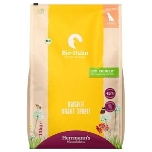 Herrmanns Pollo ecológico con arroz y guisantes ecológicos 10 kg