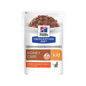 Hill's k/d Kidney Care - Prescription Diet - Feline - Comida Húmeda Sobres