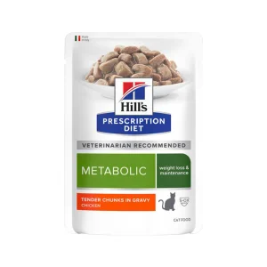 Hill's Metabolic Weight Management - Prescription Diet - Feline - Comida Húmeda Sobres