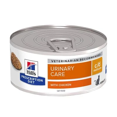 Hill's Prescription Diet 24 x 156 g en latas para gatos - Pack Ahorro Problemas urinarios c/d
