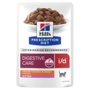 Hill's Prescription Diet i/d Digestive Care Kitten pollo en salsa 12 x 85 g