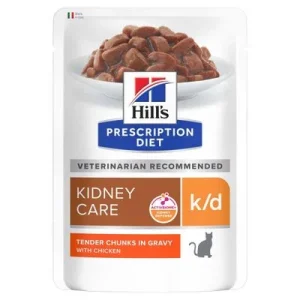Hill’s Prescription Diet k/d Kidney Care 12 x 85 g (pollo)