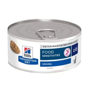 Hill's Prescription Diet z/d Food Sensitivities latas para gatos 24 x 156 g