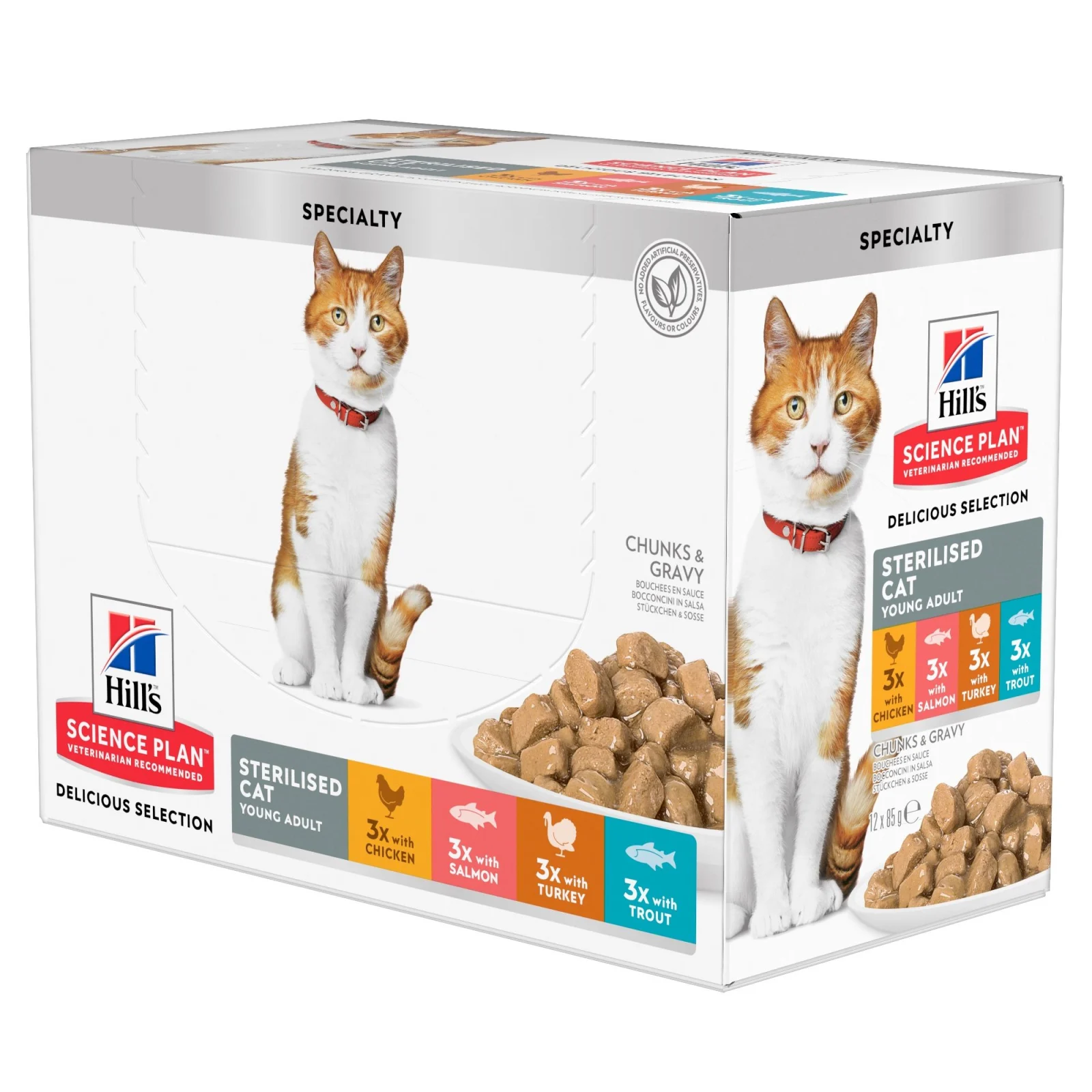 Hill's Science Plan - Feline Adult - Sterilised - Multipack de Sobres
