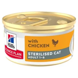 Hill's Science Plan Adult Sterilised Mousse Pollo (12 x 85 g)