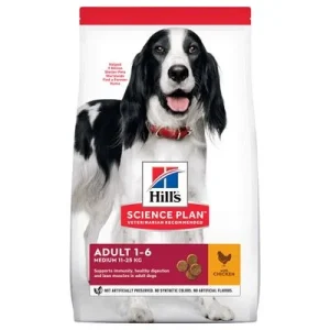 Hill's Science Plan Canine - Pack Ahorro Adult 1-6 Medium con pollo (2 x 14 kg)