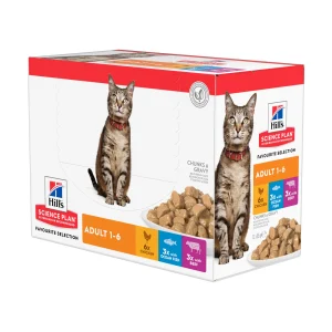 Hill's Science Plan Feline Adult Favourite Selection