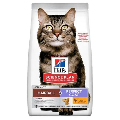 Hill's Science Plan Hairball & Perfect Coat Adult pollo 1,5 kg