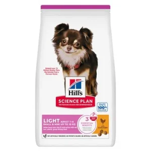 Hill's Science Plan Light Adult 1-6 Small & Mini con pollo 1,5 kg