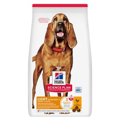 Hill's Science Plan Light Mature Adult 7+ Medium con pollo 14 kg