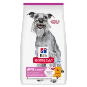 Hill's Science Plan Light Mature Adult 7+ Small & Mini con pollo 2,5 kg